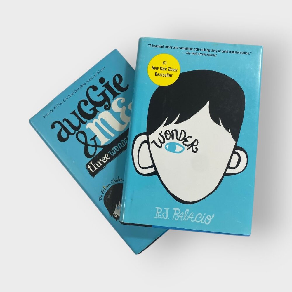 Lot of Wonder Auggie and Me Books | PJ Palacio | Hardcover with Dustjackets